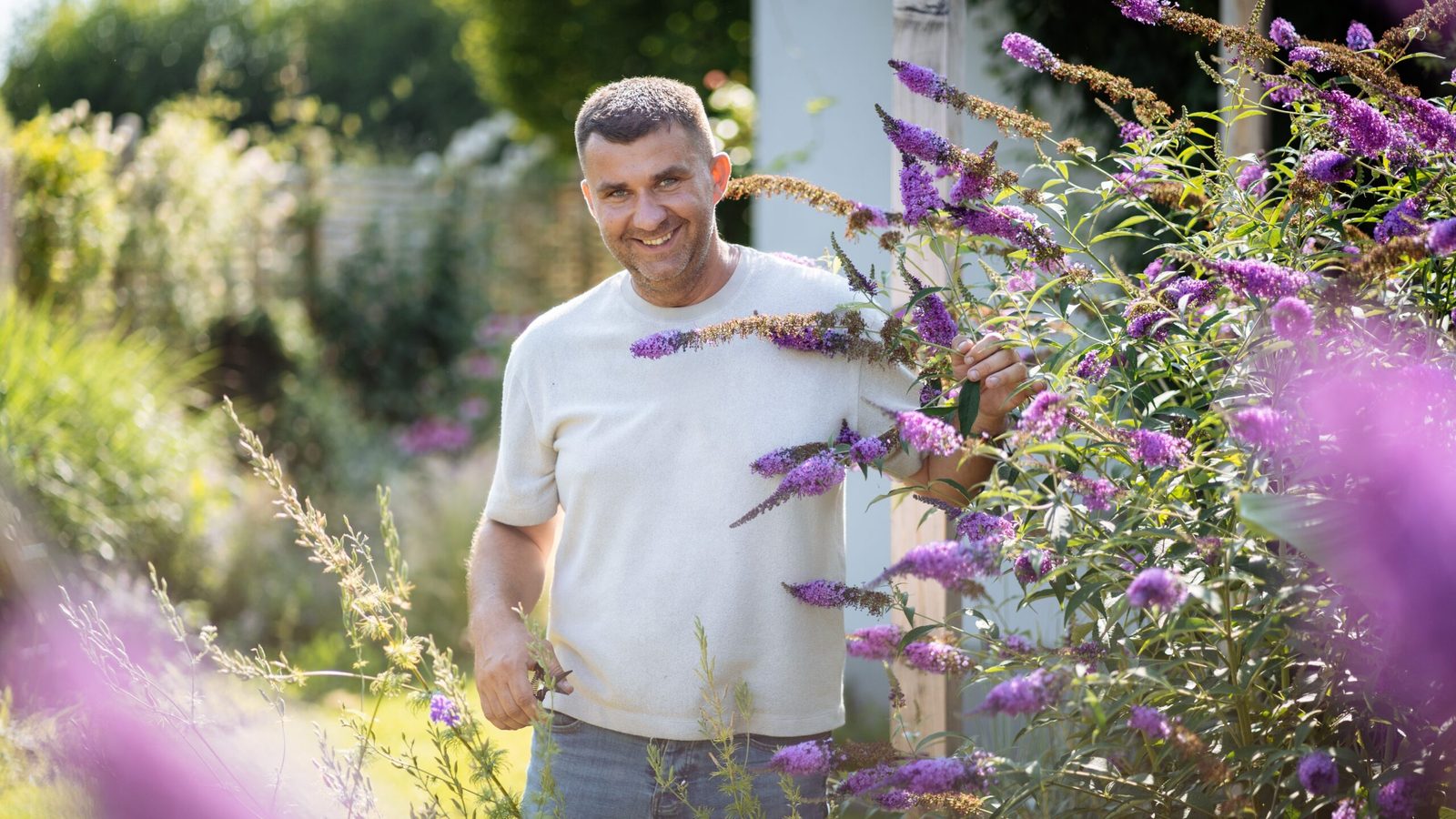 Hubert Lamański, projektant i florysta Wow! Garden